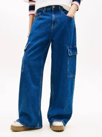 Tommy Jeans Loose Wide Leg Cargo Jean