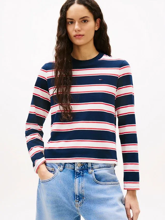Tommy Jeans Mid-Rise Loose Wide Leg Jean Tommy Jeans Mid-Rise Loose Wide Leg Jean