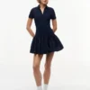 Tommy Jeans Mixed-Media Polo Mini Dress