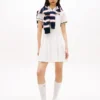 Tommy Jeans Pleated Polo Mini Dress