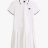 Tommy Jeans Pleated Polo Mini Dress