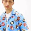 Tommy Jeans Printed Poplin Camp Shirt