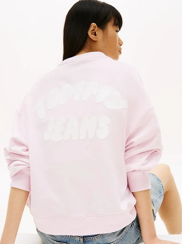Tommy Jeans Puff Print Boxy Sweatshirt Tommy Jeans Puff Print Boxy Sweatshirt