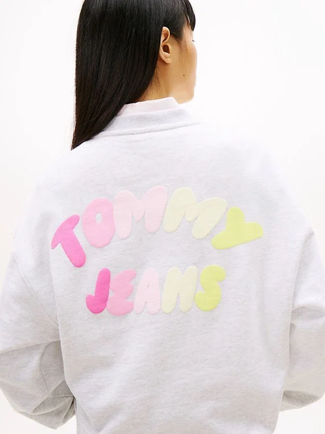 Tommy Jeans Puff Print Boxy Sweatshirt Tommy Jeans Puff Print Boxy Sweatshirt