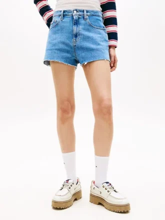 Tommy Jeans Raw Hem Denim Short