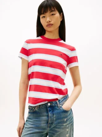 Tommy Jeans Regular Fit Stripe T-Shirt