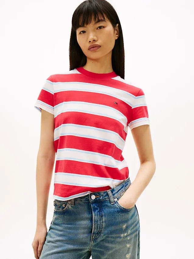 Tommy Jeans Regular Fit Stripe T-Shirt Tommy Jeans Regular Fit Stripe T-Shirt