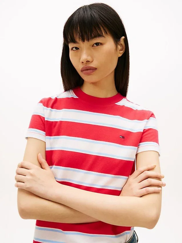 Tommy Jeans Regular Fit Stripe T-Shirt Tommy Jeans Regular Fit Stripe T-Shirt
