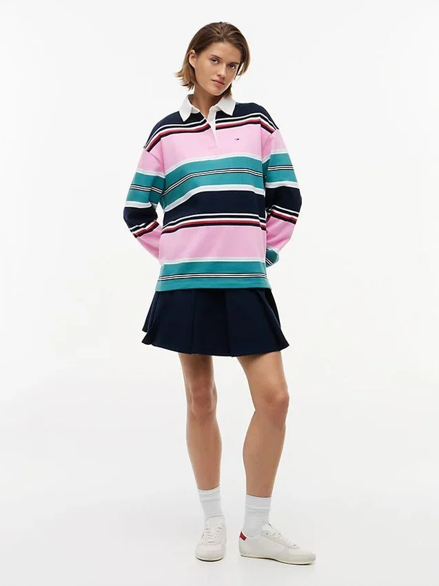 Tommy Jeans Relaxed Fit Rugby Sweatshirt Tommy Jeans Relaxed Fit Rugby Sweatshirt