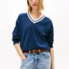 Tommy Jeans Relaxed Fit V-Neck Sweater Tommy Jeans Relaxed Fit V-Neck Sweater