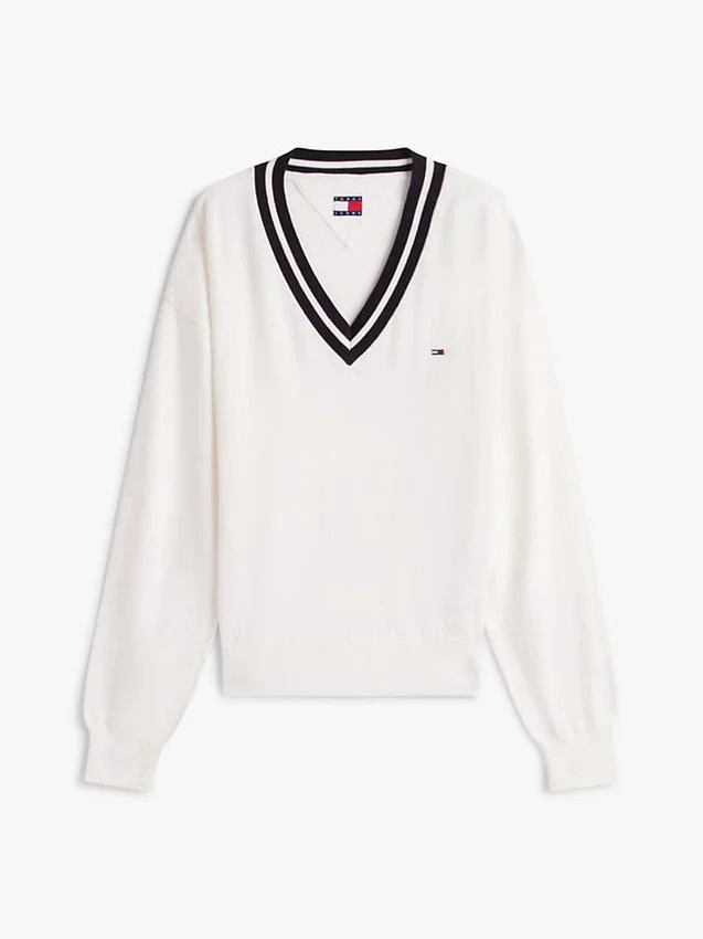 Tommy Jeans Relaxed Fit V-Neck Sweater Tommy Jeans Relaxed Fit V-Neck Sweater