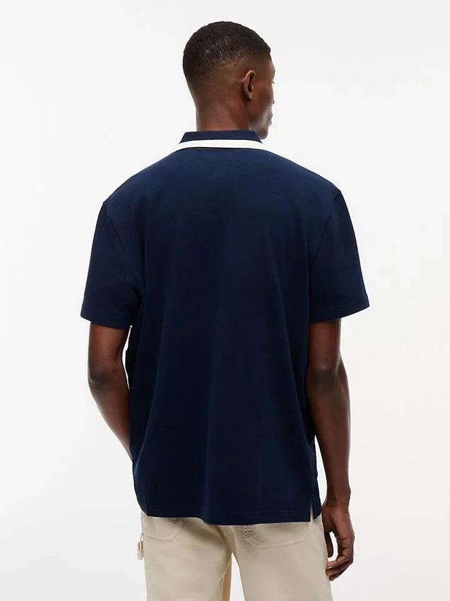 Tommy Jeans Relaxed Quarter-Zip Polo Tommy Jeans Relaxed Quarter-Zip Polo