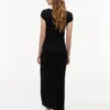 Tommy Jeans Rib-Knit Maxi Dress