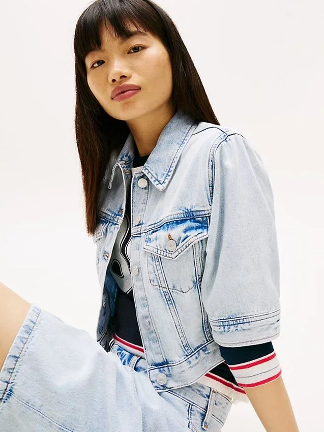 Tommy Jeans Short-Sleeve Denim Jacket Tommy Jeans Short-Sleeve Denim Jacket