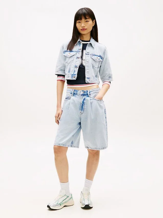 Tommy Jeans Short-Sleeve Denim Jacket Tommy Jeans Short-Sleeve Denim Jacket