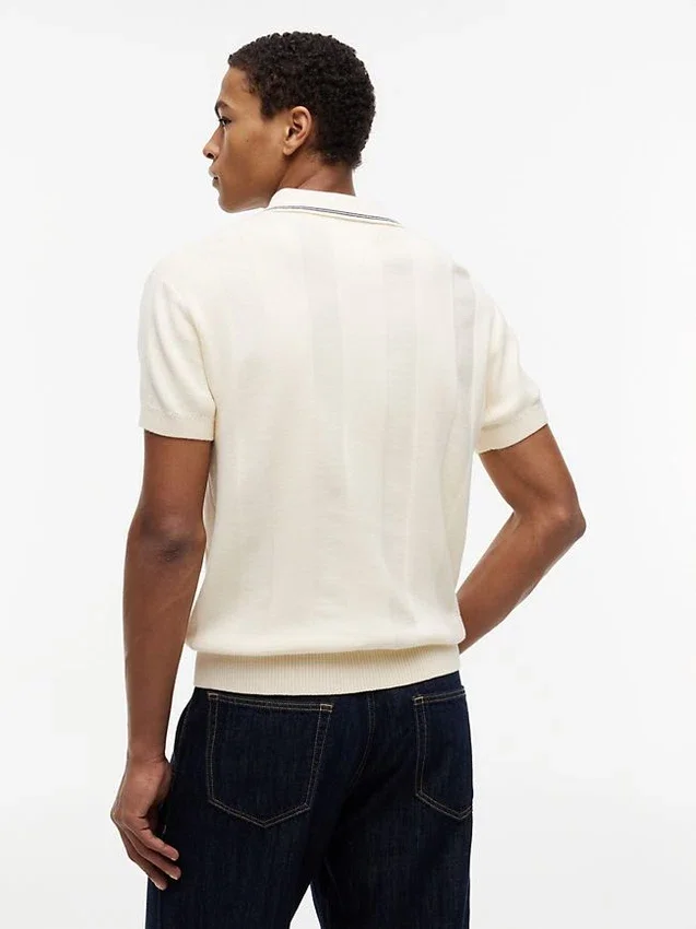 Tommy Jeans Short-Sleeve Sweater Polo Tommy Jeans Short-Sleeve Sweater Polo