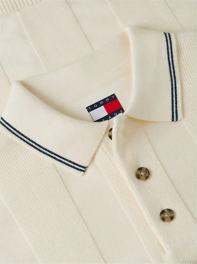 Tommy Jeans Short-Sleeve Sweater Polo Tommy Jeans Short-Sleeve Sweater Polo