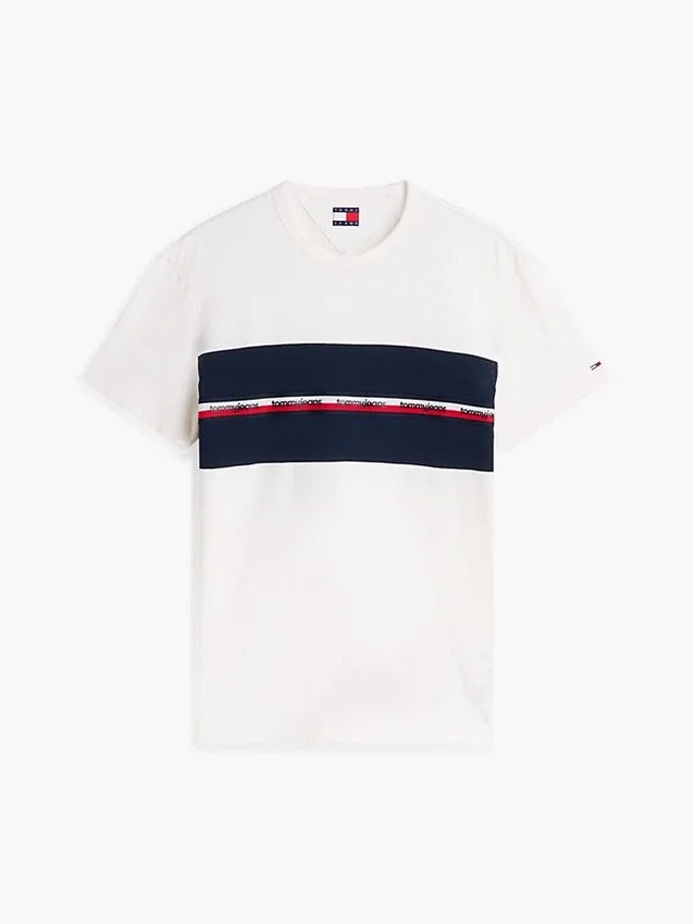 Tommy Jeans Signature Logo Tape T-Shirt Tommy Jeans Signature Logo Tape T-Shirt