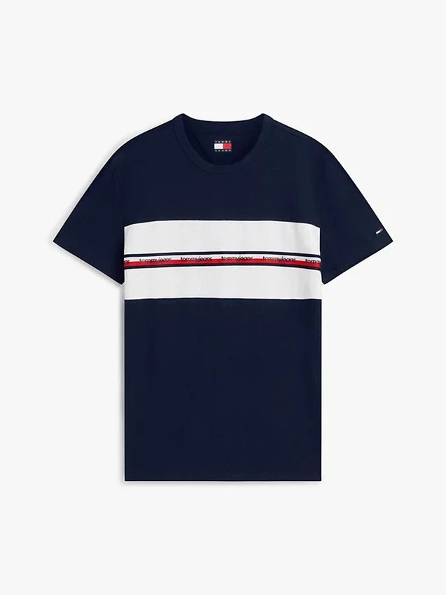 Tommy Jeans Signature Logo Tape T-Shirt Tommy Jeans Signature Logo Tape T-Shirt