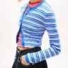 Tommy Jeans Slim Fit Striped Cardigan