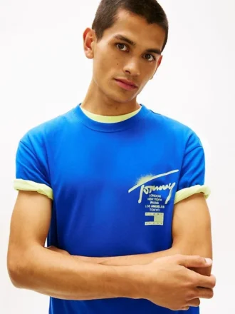 Tommy Jeans Spray Paint Logo T-Shirt
