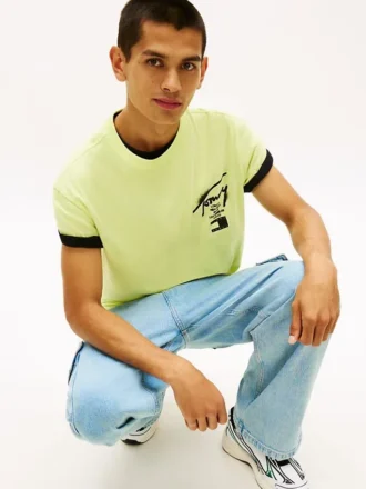 Tommy Jeans Spray Paint Logo T-Shirt