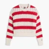 Tommy Jeans Striped Cable Knit Sweater Tommy Jeans Striped Cable Knit Sweater