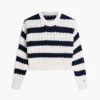 Tommy Jeans Striped Cable Knit Sweater Tommy Jeans Striped Cable Knit Sweater