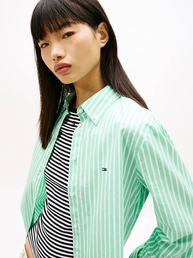 Tommy Jeans Striped Poplin Shirt Tommy Jeans Striped Poplin Shirt
