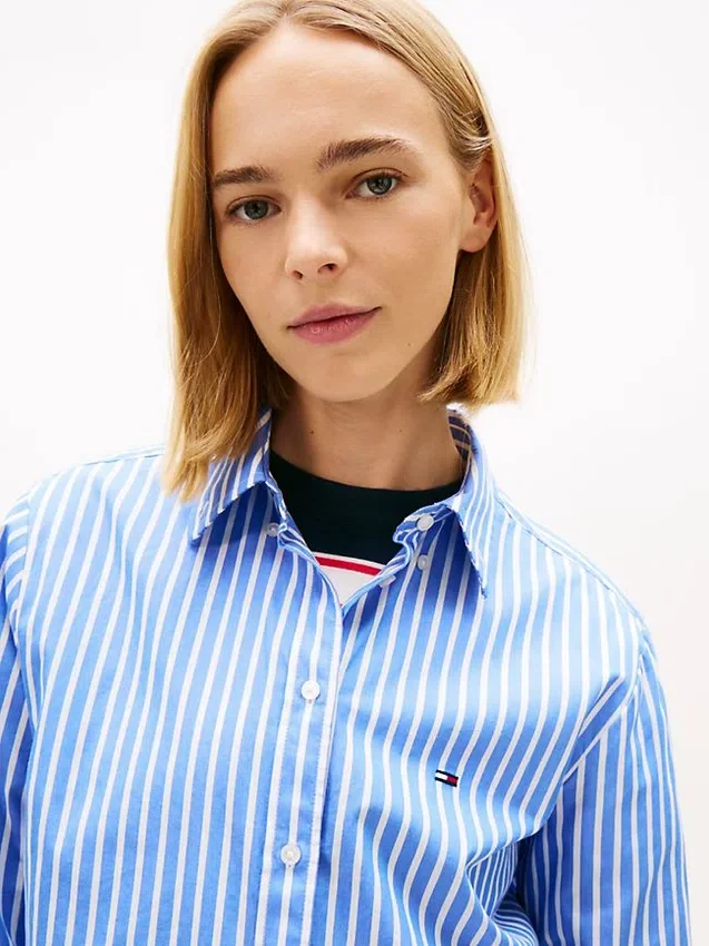 Tommy Jeans Striped Poplin Shirt Tommy Jeans Striped Poplin Shirt