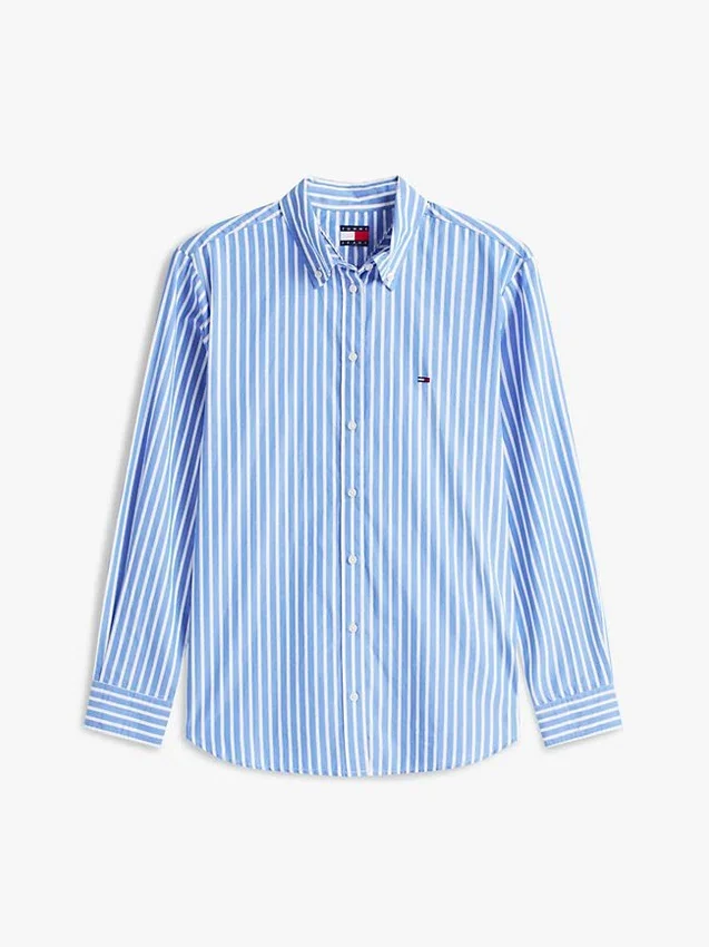Tommy Jeans Striped Poplin Shirt Tommy Jeans Striped Poplin Shirt