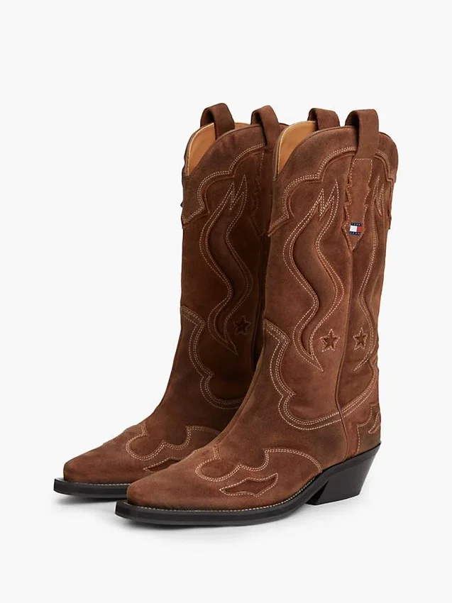 Tommy Jeans Suede Cowboy Boot Tommy Jeans Suede Cowboy Boot