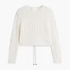 Tommy Jeans Textured Lace-Up Sweater