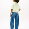 Tommy Jeans Tie-Front Linen-Blend Shirt Tommy Jeans Tie-Front Linen-Blend Shirt
