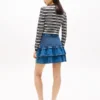 Tommy Jeans Tiered Chambray Mini Skirt