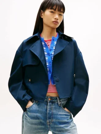 Tommy Jeans Water-Repellent Trench Coat