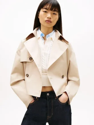 Tommy Jeans Water-Repellent Trench Coat