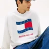 Tommy Jeans Wavy Flag Logo Sweatshirt