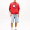 Tommy Jeans Wavy Flag Logo Sweatshirt