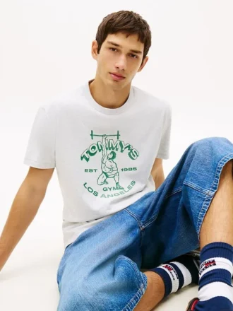 Tommy Jeans Weightlifter Logo T-Shirt