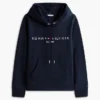 Tommy Logo Fleece Hoodie