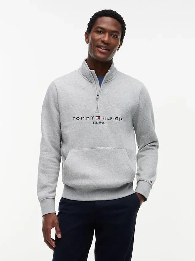Tommy Logo Quarter-Zip Sweatshirt Tommy Logo Quarter-Zip Sweatshirt