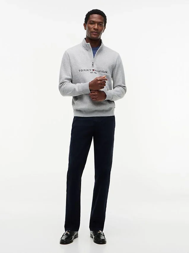 Tommy Logo Quarter-Zip Sweatshirt Tommy Logo Quarter-Zip Sweatshirt