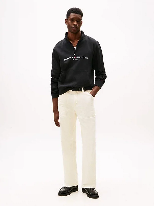 Tommy Logo Quarter-Zip Sweatshirt Tommy Logo Quarter-Zip Sweatshirt