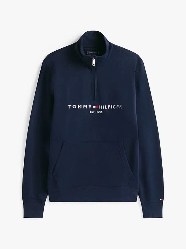 Tommy Logo Quarter-Zip Sweatshirt Tommy Logo Quarter-Zip Sweatshirt
