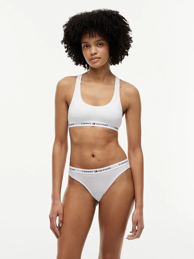 Tommy Logo Unlined Bralette Tommy Logo Unlined Bralette