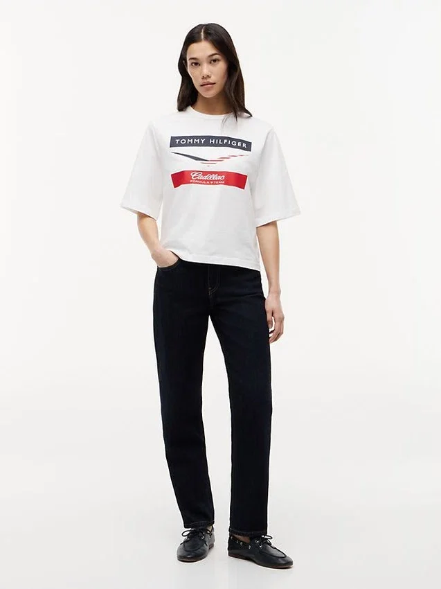 Tommy x Cadillac F1® Team Boxy Chevron T-Shirt Tommy x Cadillac F1® Team Boxy Chevron T-Shirt