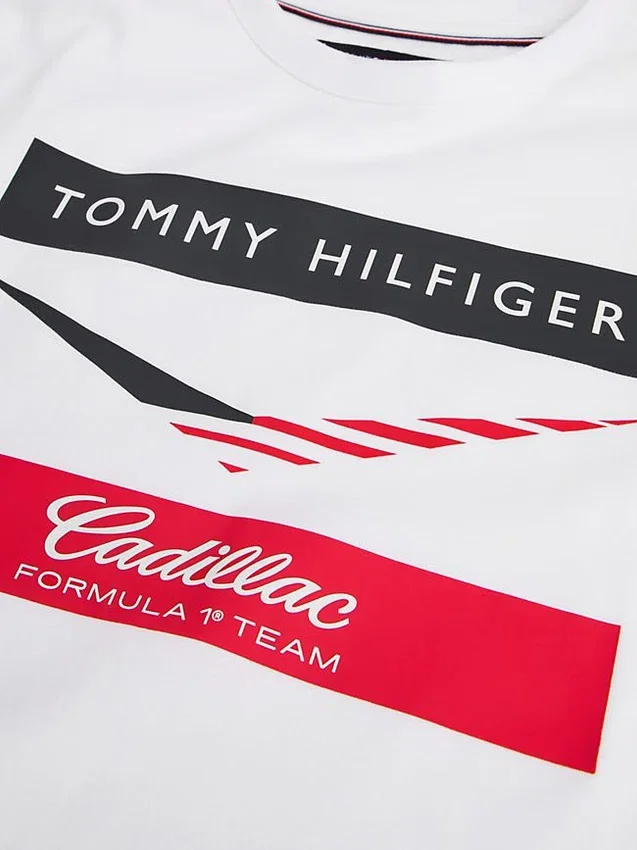 Tommy x Cadillac F1® Team Boxy Chevron T-Shirt Tommy x Cadillac F1® Team Boxy Chevron T-Shirt