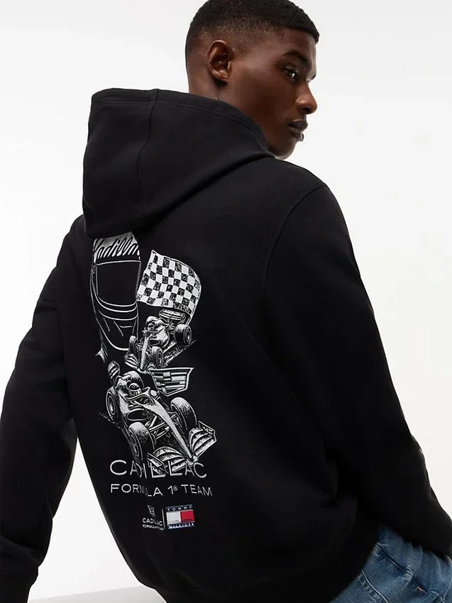 Tommy x Cadillac F1® Team Car Graphic Hoodie Tommy x Cadillac F1® Team Car Graphic Hoodie