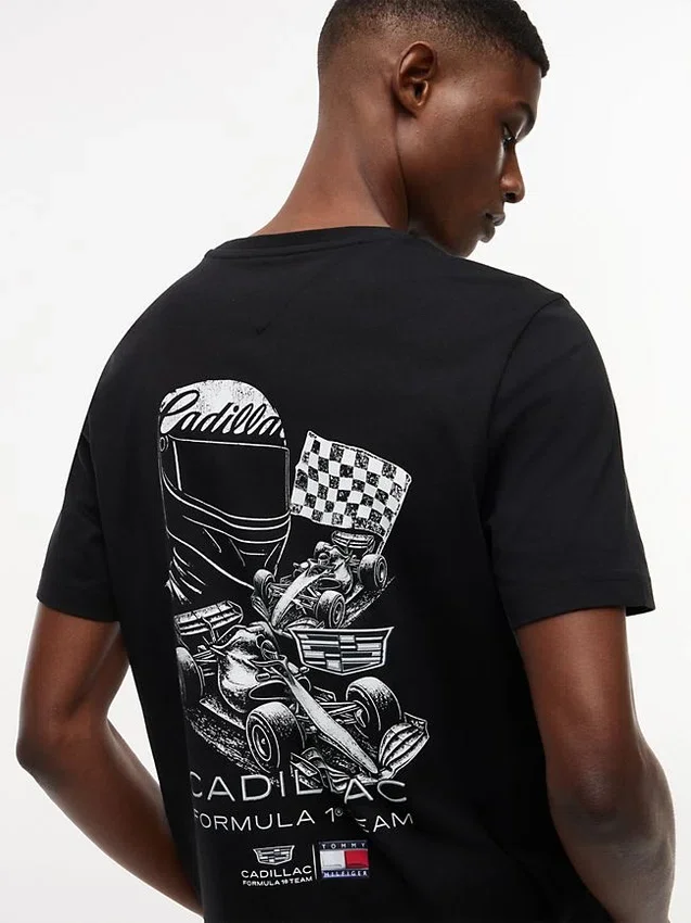 Tommy x Cadillac F1® Team Car Graphic T-Shirt Tommy x Cadillac F1® Team Car Graphic T-Shirt